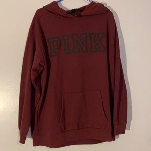 Pink burgundy hoodie worn a couple times I’m great